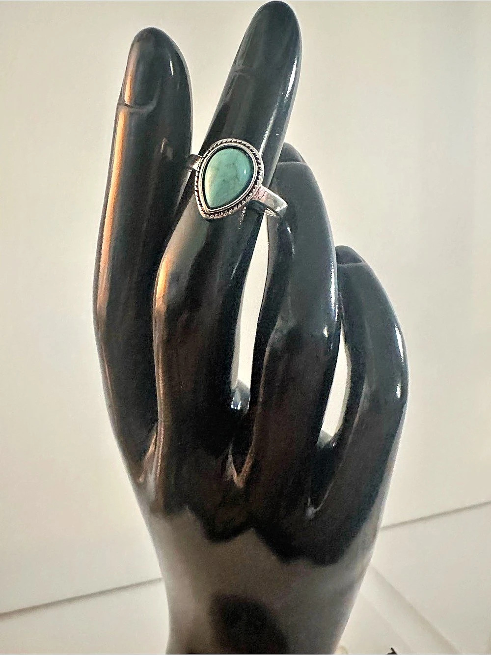 Turquoise-Color Stone Ring Collection - Picture 4 of 14